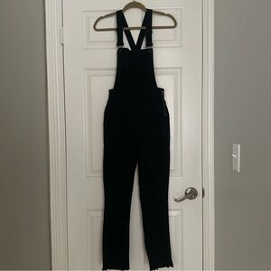 Madewell black Denim overalls